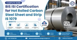 BIS ISI Certification for Hot Rolled Carbon Steel Sheet and Strip IS 1079