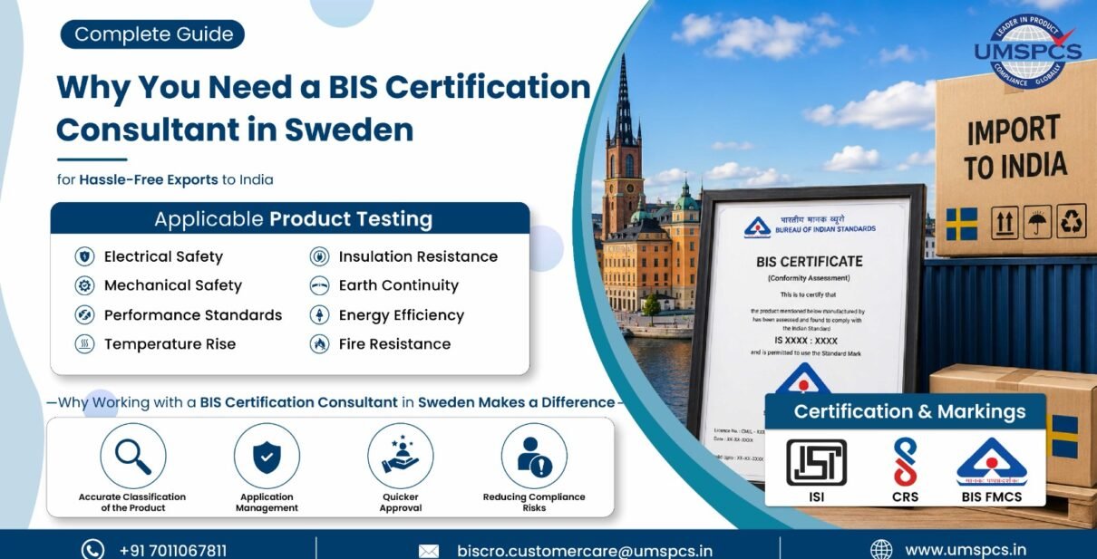 BIS Certification Consultant in Sweden