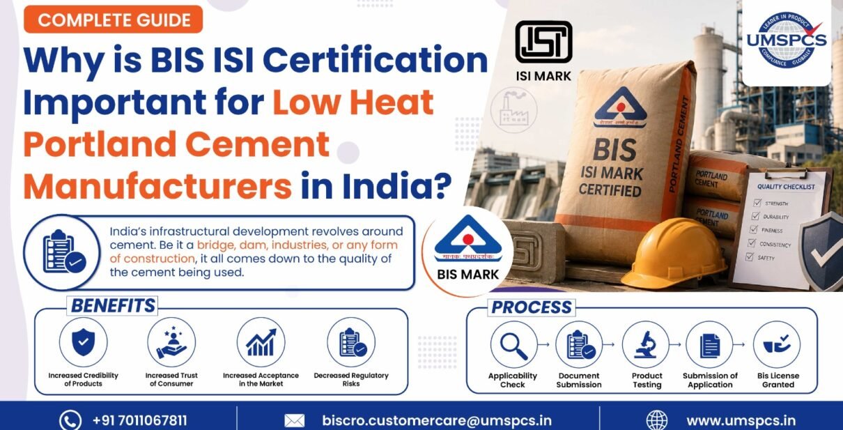 Why is BIS ISI Certification Important for Low Heat Portland Cement Manufacturers in India?