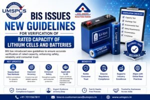 BIS Issues New Guidelines for Verification of Rated Capacity of Lithium Cells and Batteries