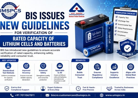 BIS Issues New Guidelines for Verification of Rated Capacity of Lithium Cells and Batteries
