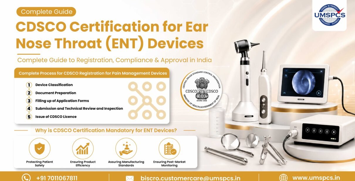 CDSCO Certification for Ear Nose Throat